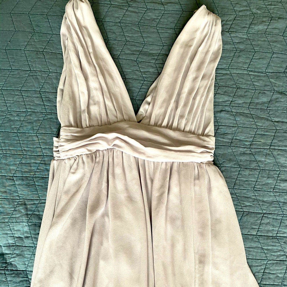 Lulus Heavenly Hues Light Gray Maxi